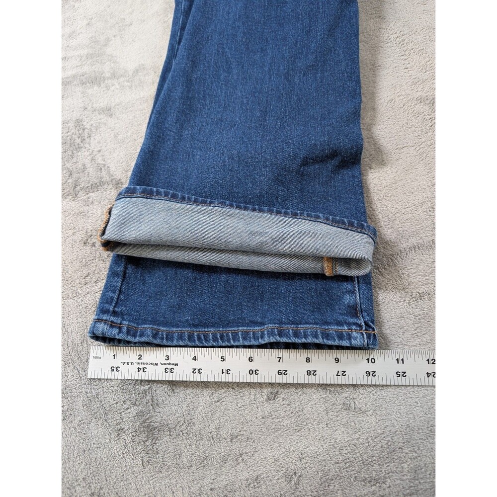 Eloquii Jeans Womens 16 Blue Stretch Flare Denim High Rise Casual Boho Trendy - Picture 12 of 12